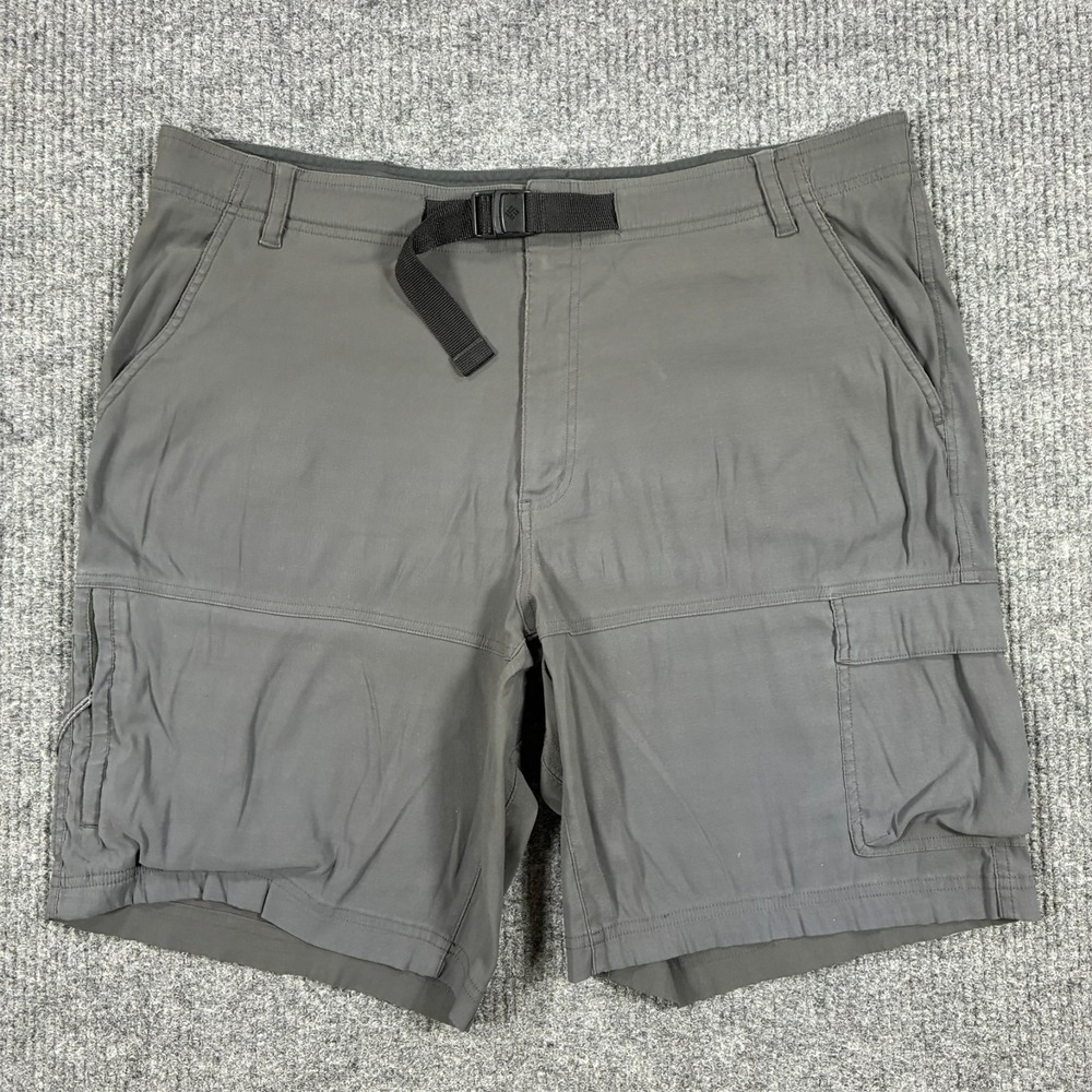 Columbia Sportswear Omni-Shade Mens Cargo Shorts Size 42 Gray Hiking Outdoor